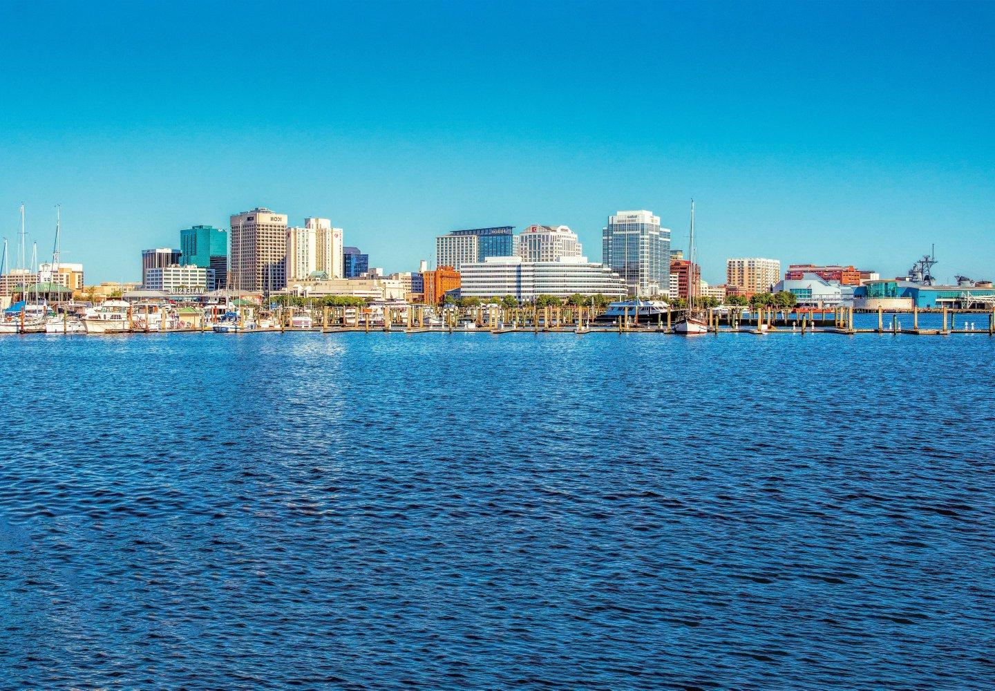 Downtown Norfolk Skyline